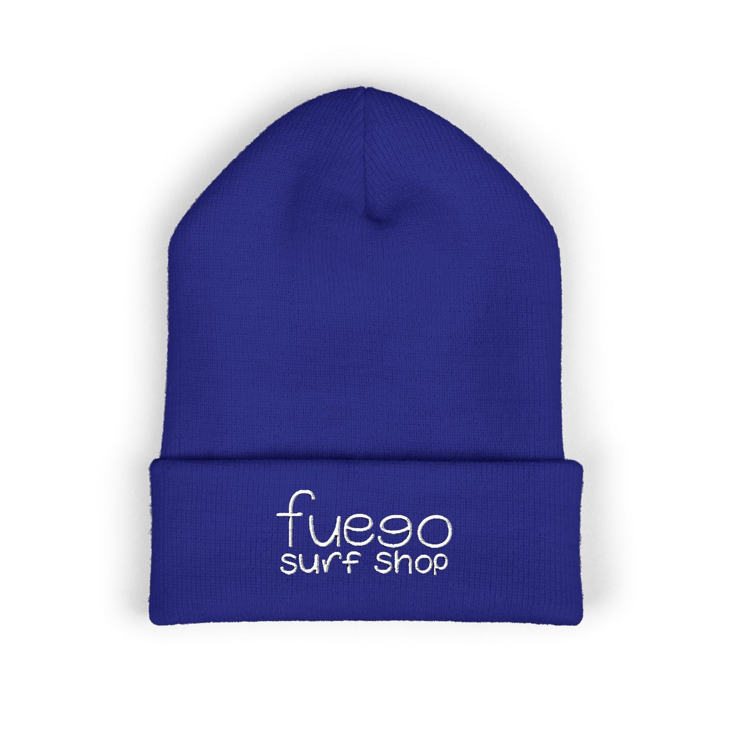 Embroidered Surf-Style Beanie