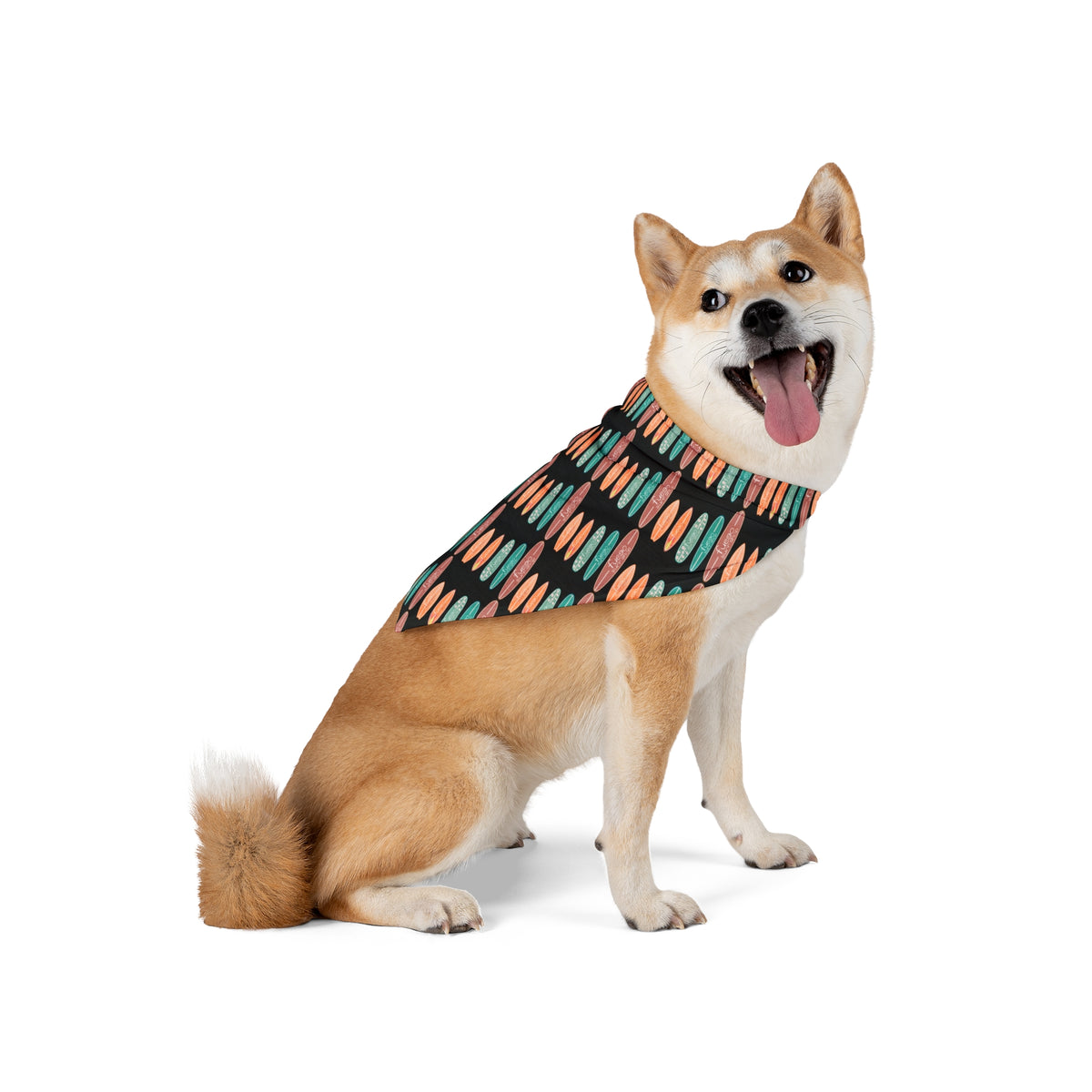 Surfboard Lineup Pet Bandana