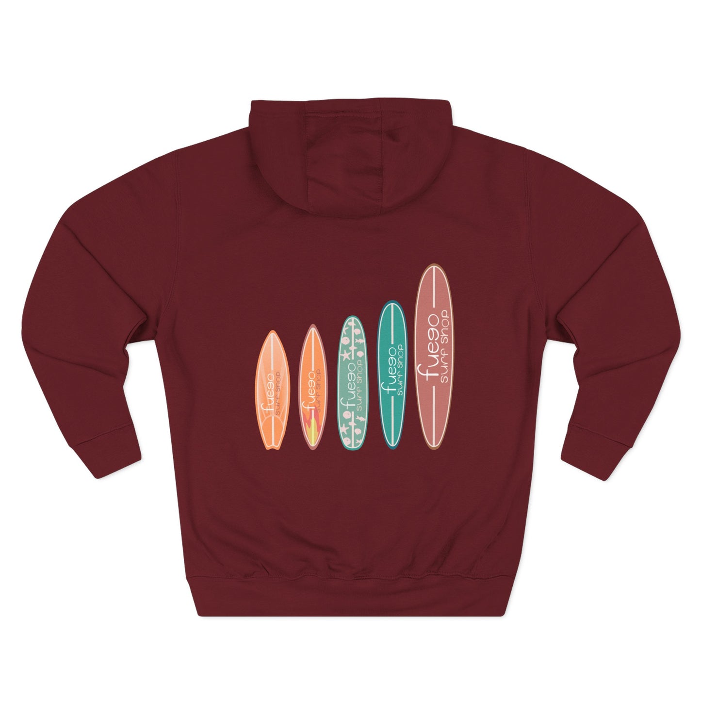Flame Surfboard Hoodie