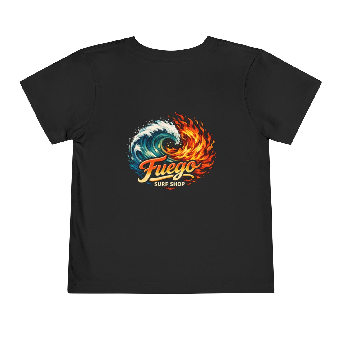 Toddler Tee — 'Fuego' Flame & Wave Shirt