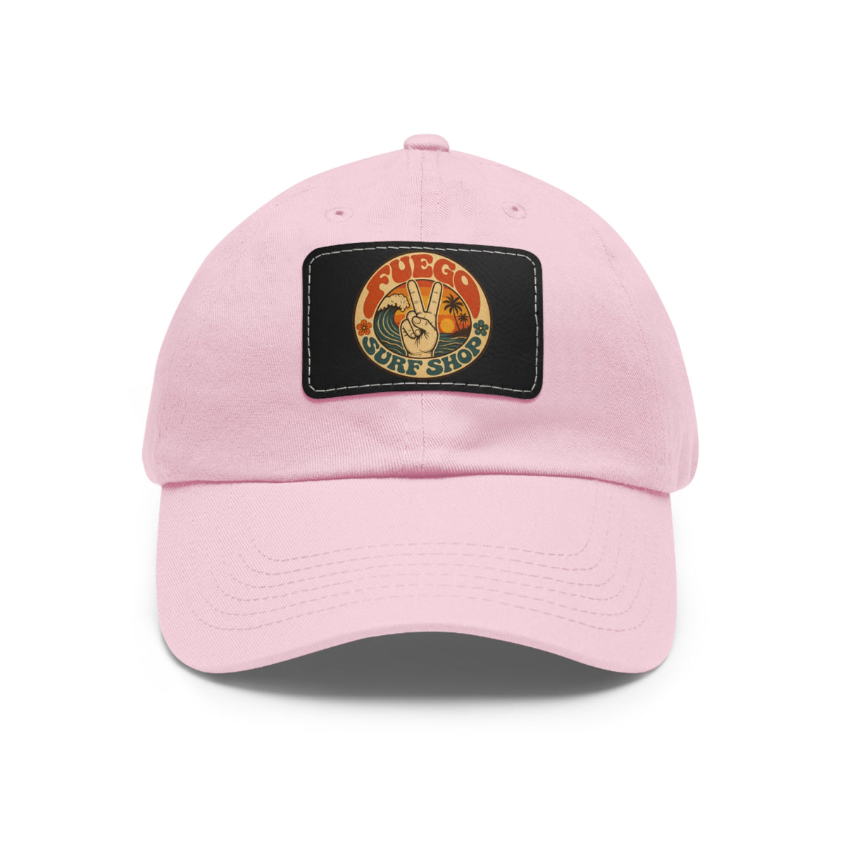 Peace Coast Leather Patch Hat