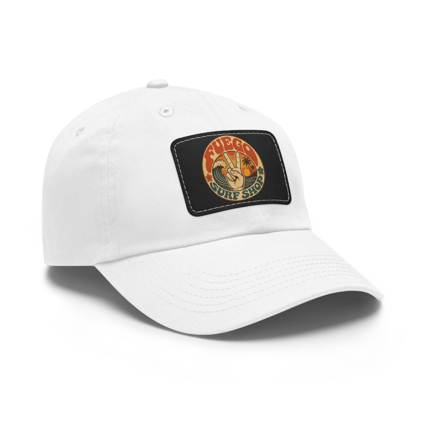 Vintage Surf Shop Leather Patch Hat