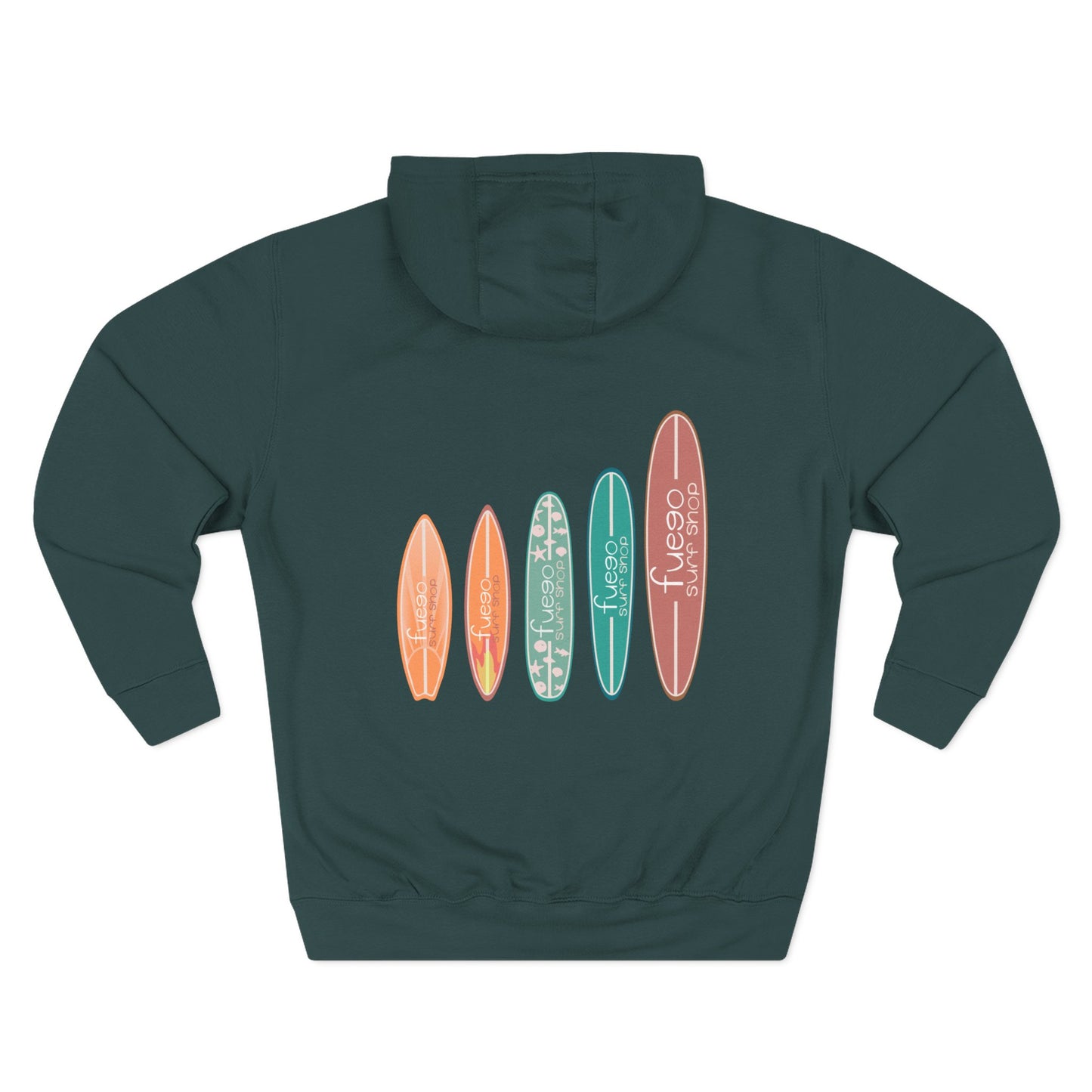 Flame Surfboard Hoodie