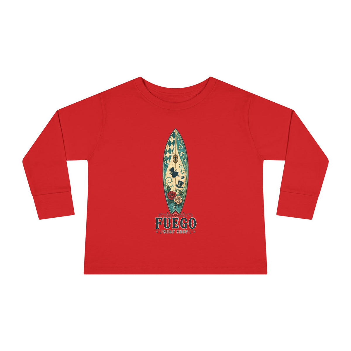 Wonderland Wipeout Toddler Long Sleeve Tee