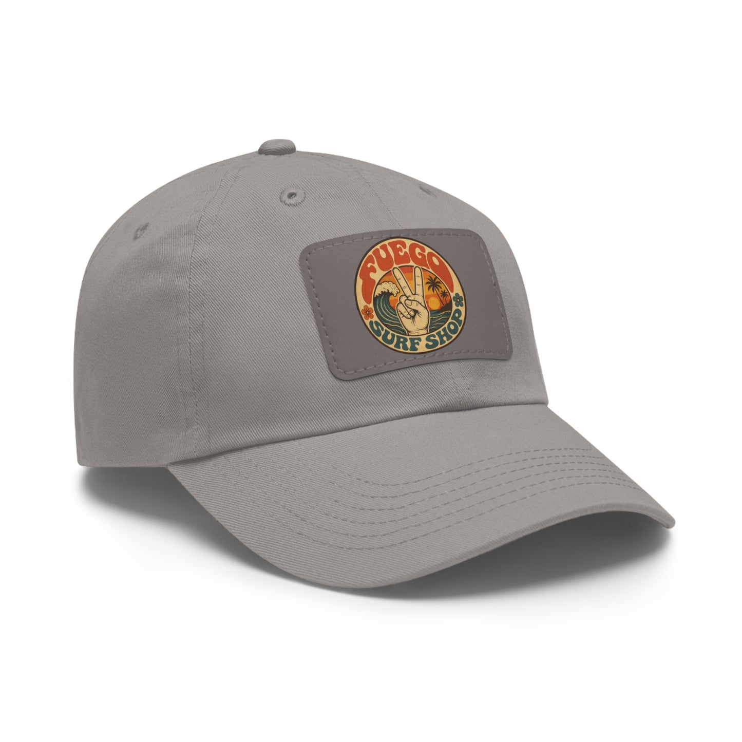 Vintage Surf Shop Leather Patch Hat