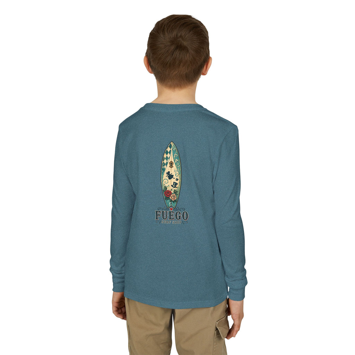 Wonderland Wipeout Youth Long Sleeve Jersey