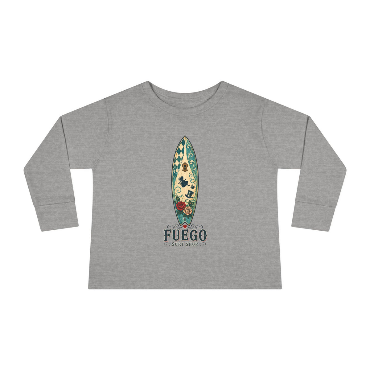Wonderland Wipeout Toddler Long Sleeve Tee