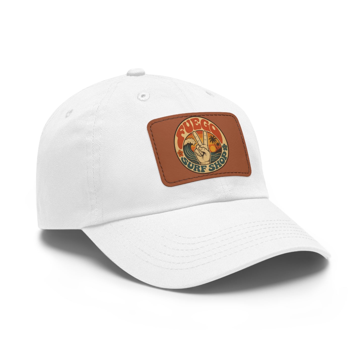 Vintage Surf Shop Leather Patch Hat