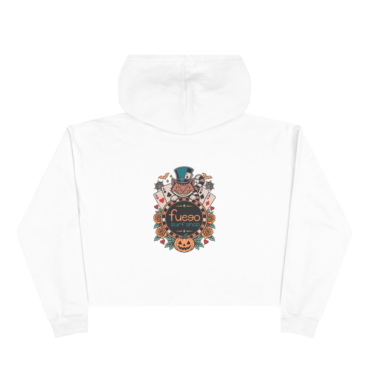 Spooky Madness Crop Hoodie