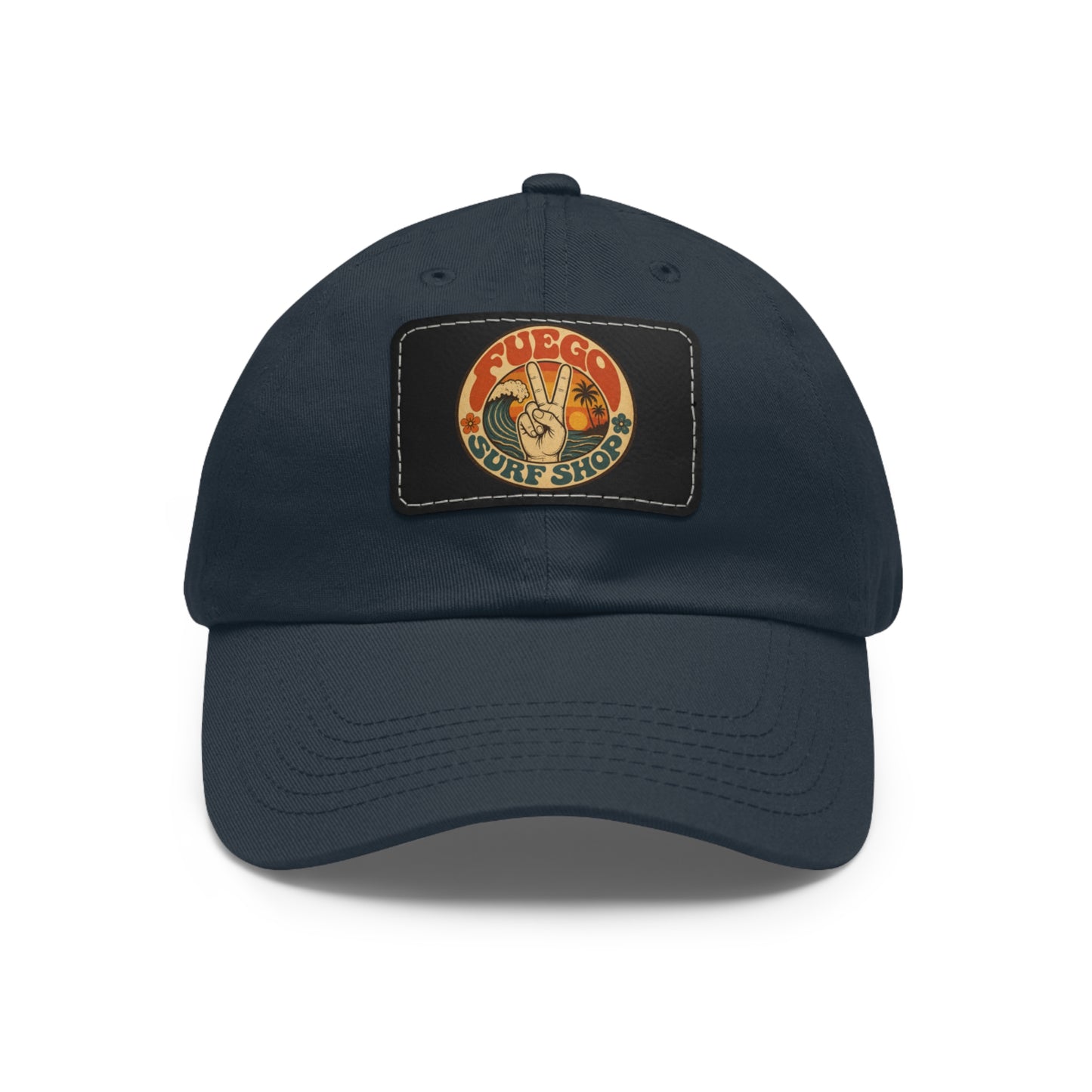 Vintage Surf Shop Leather Patch Hat