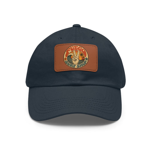 Vintage Surf Shop Leather Patch Hat