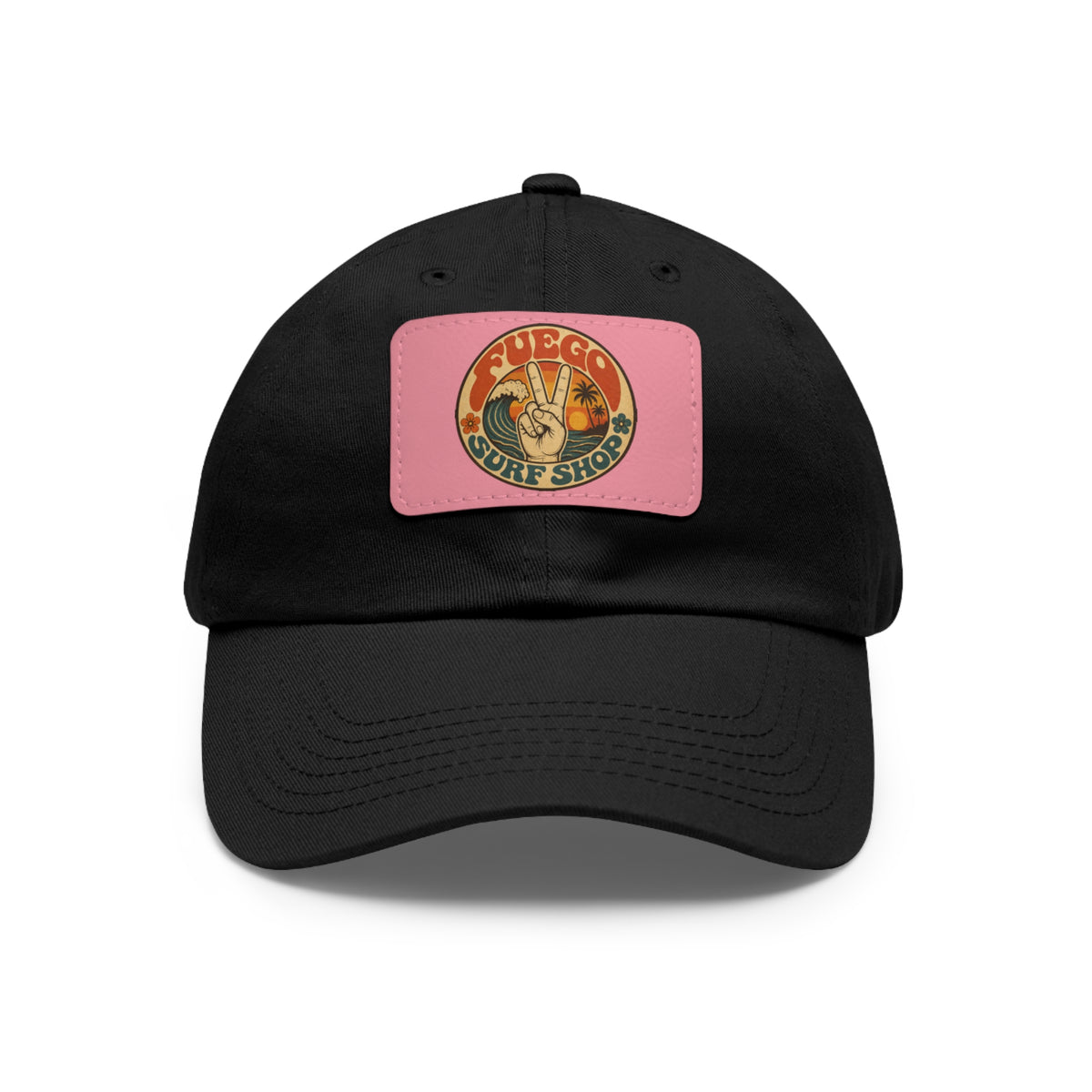 Peace Coast Leather Patch Hat
