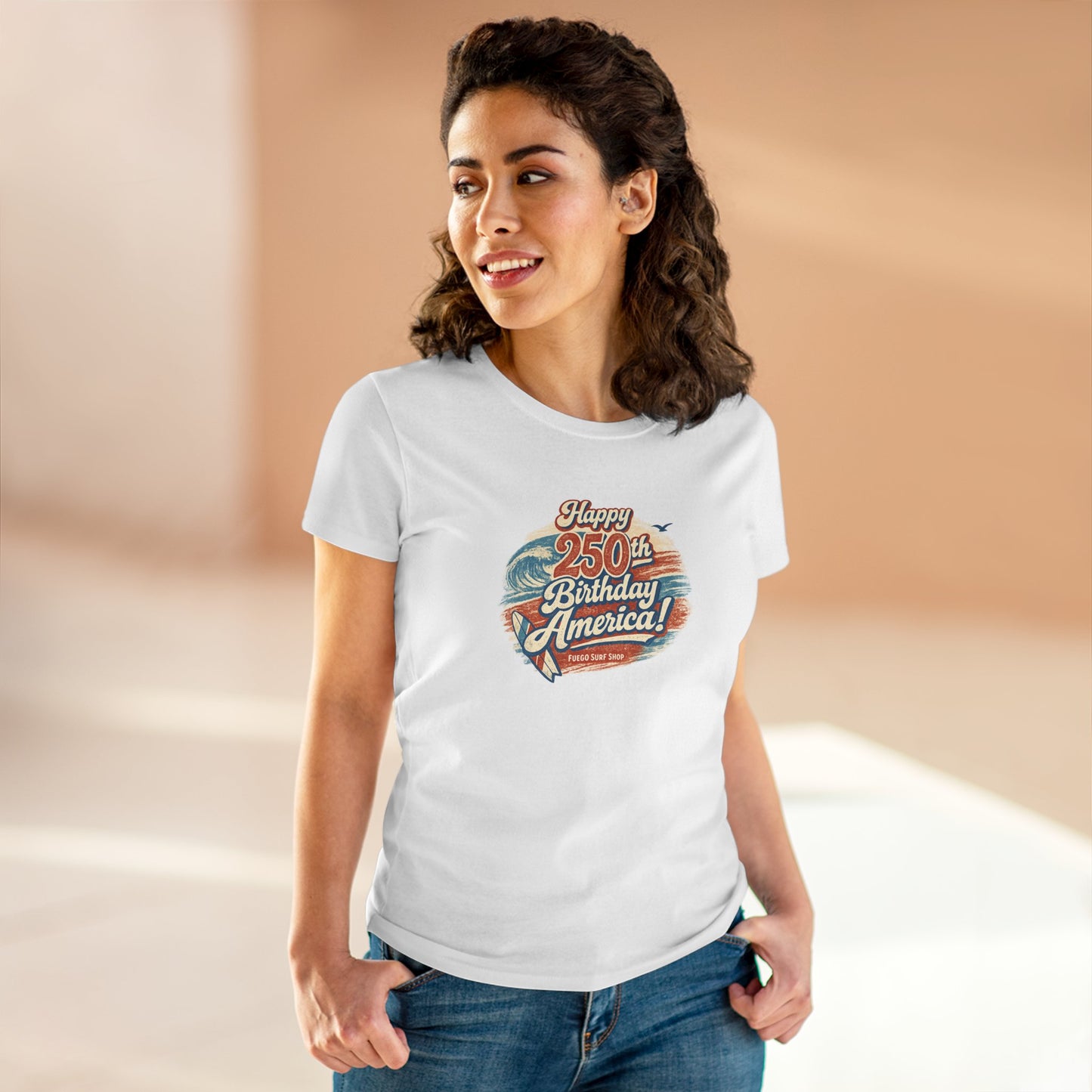 Happy 250th Birthday America Women's Tee