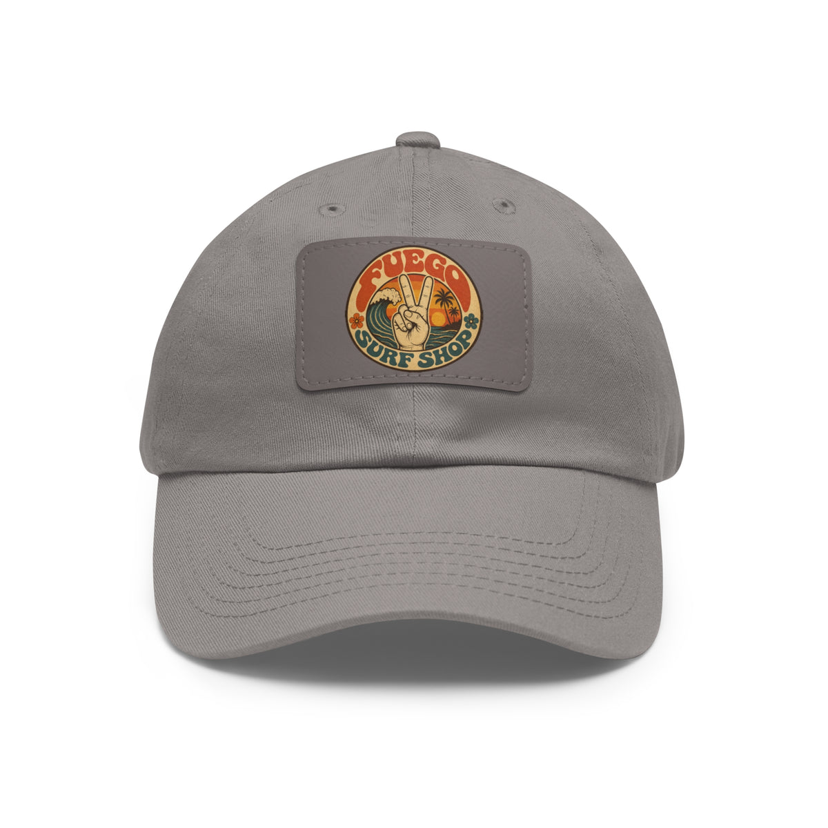 Peace Coast Leather Patch Hat