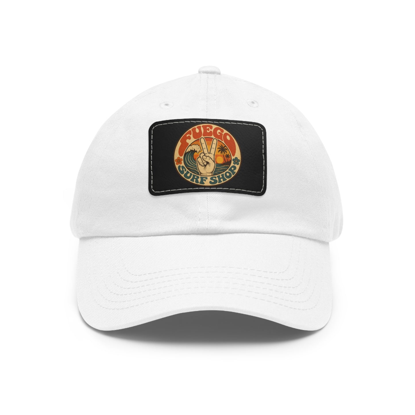 Vintage Surf Shop Leather Patch Hat
