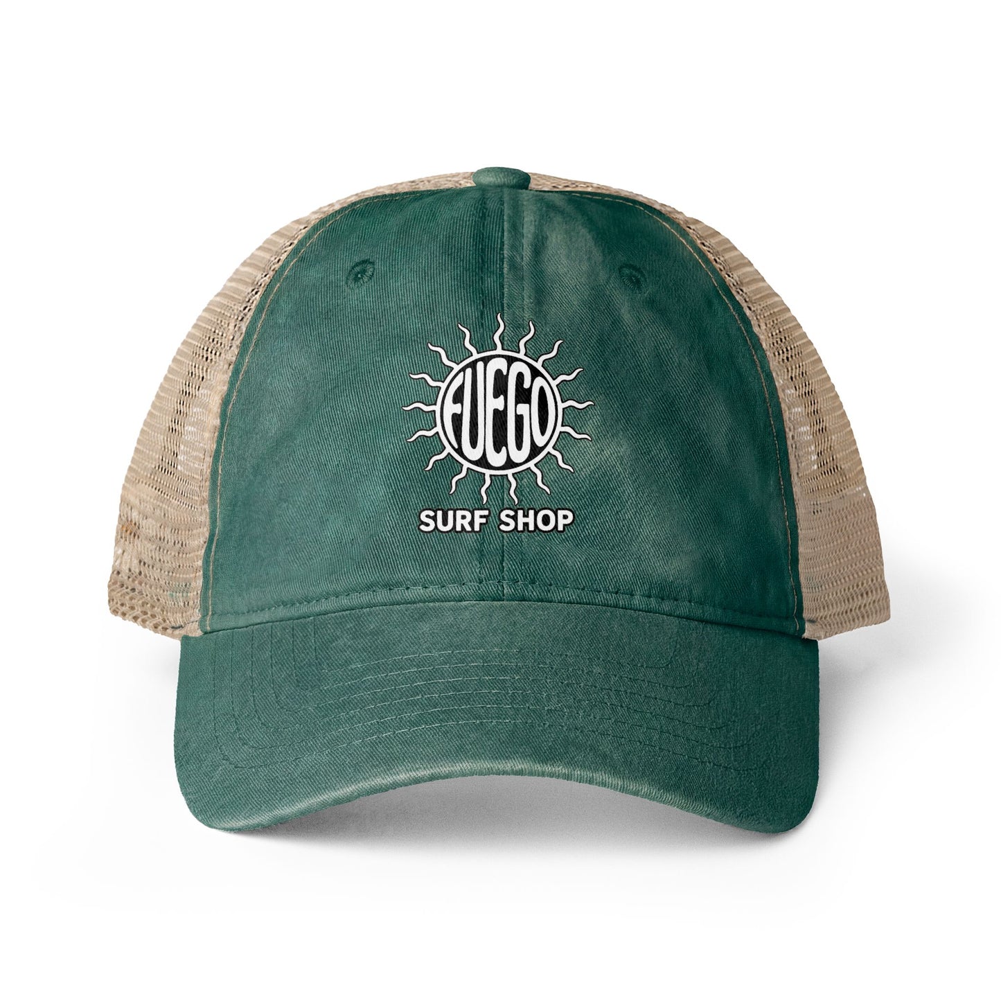 Washed Mesh-Back Cap