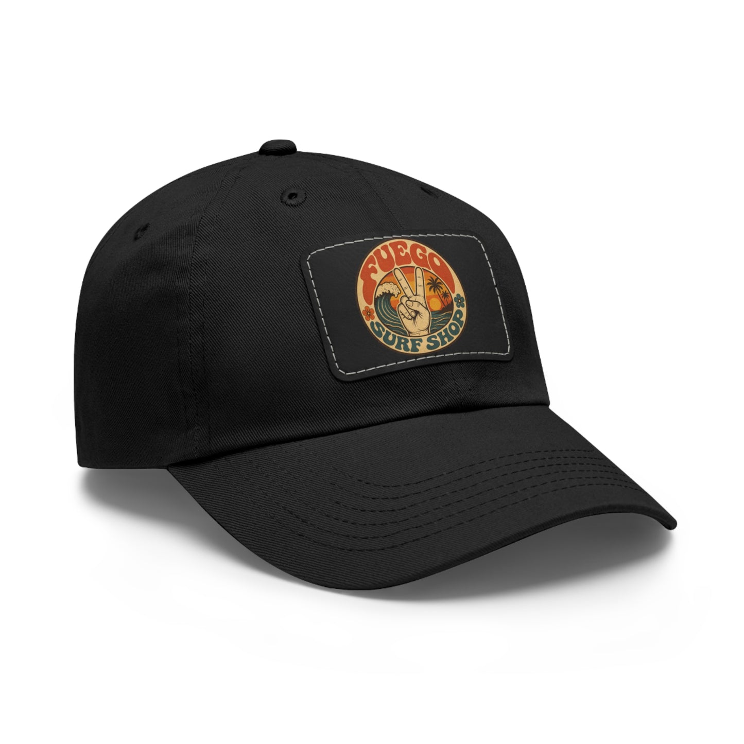 Vintage Surf Shop Leather Patch Hat