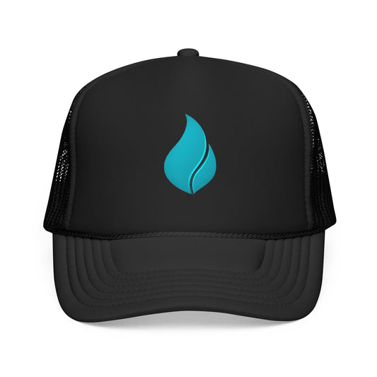 Blue Flame Logo Trucker Hat