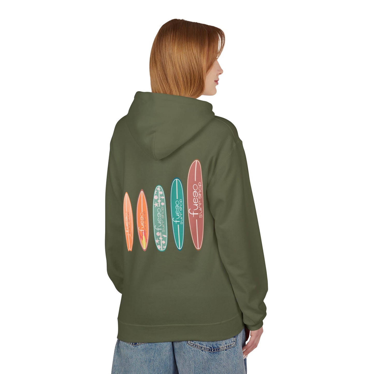 Surfboard Lineup Hoodie