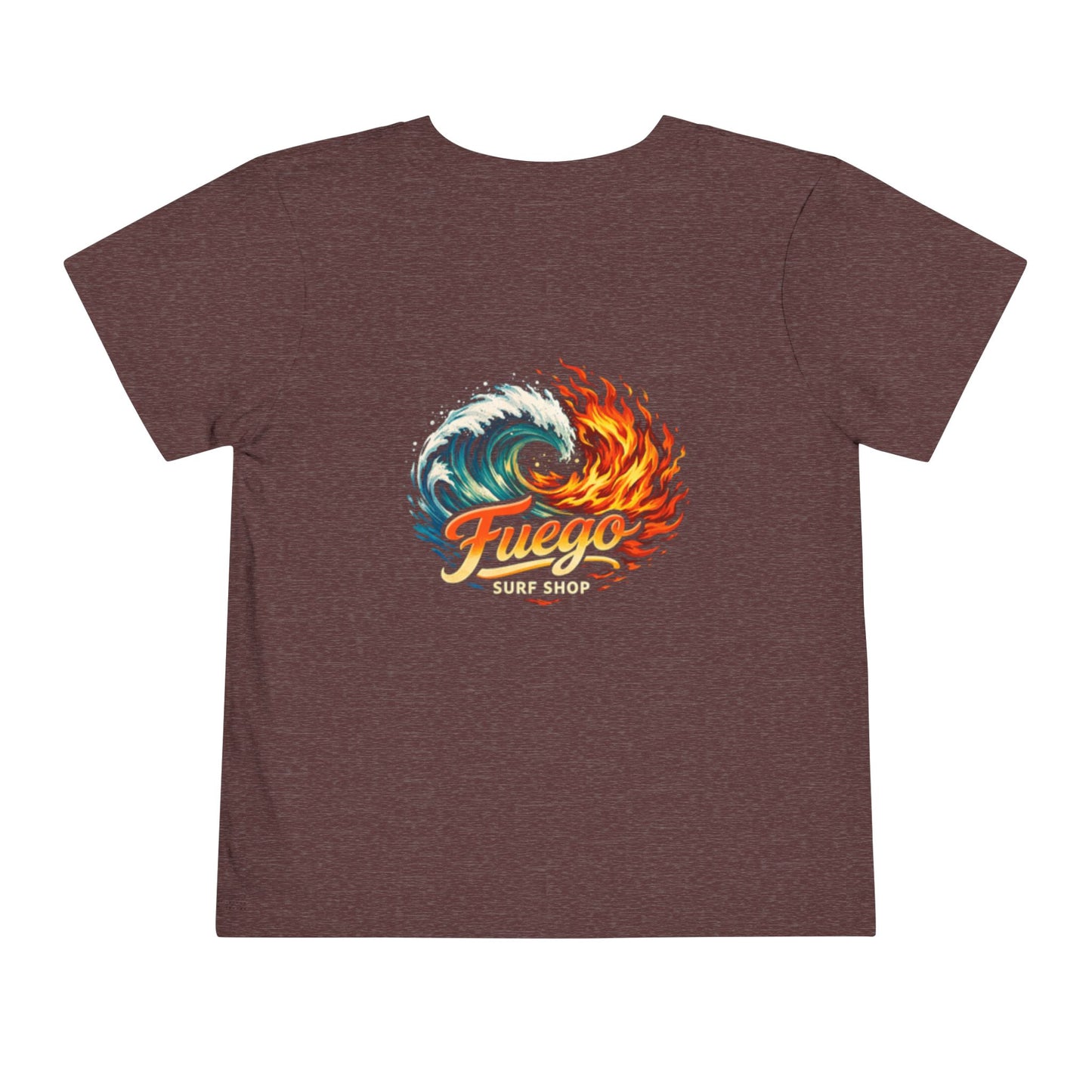 Toddler Tee — 'Fuego' Flame & Wave Shirt