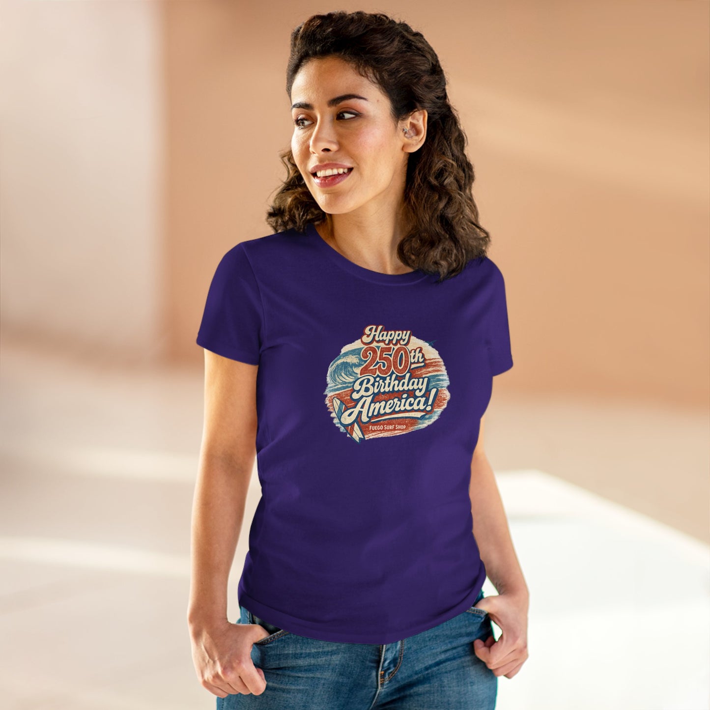 Happy 250th Birthday America Women's Tee
