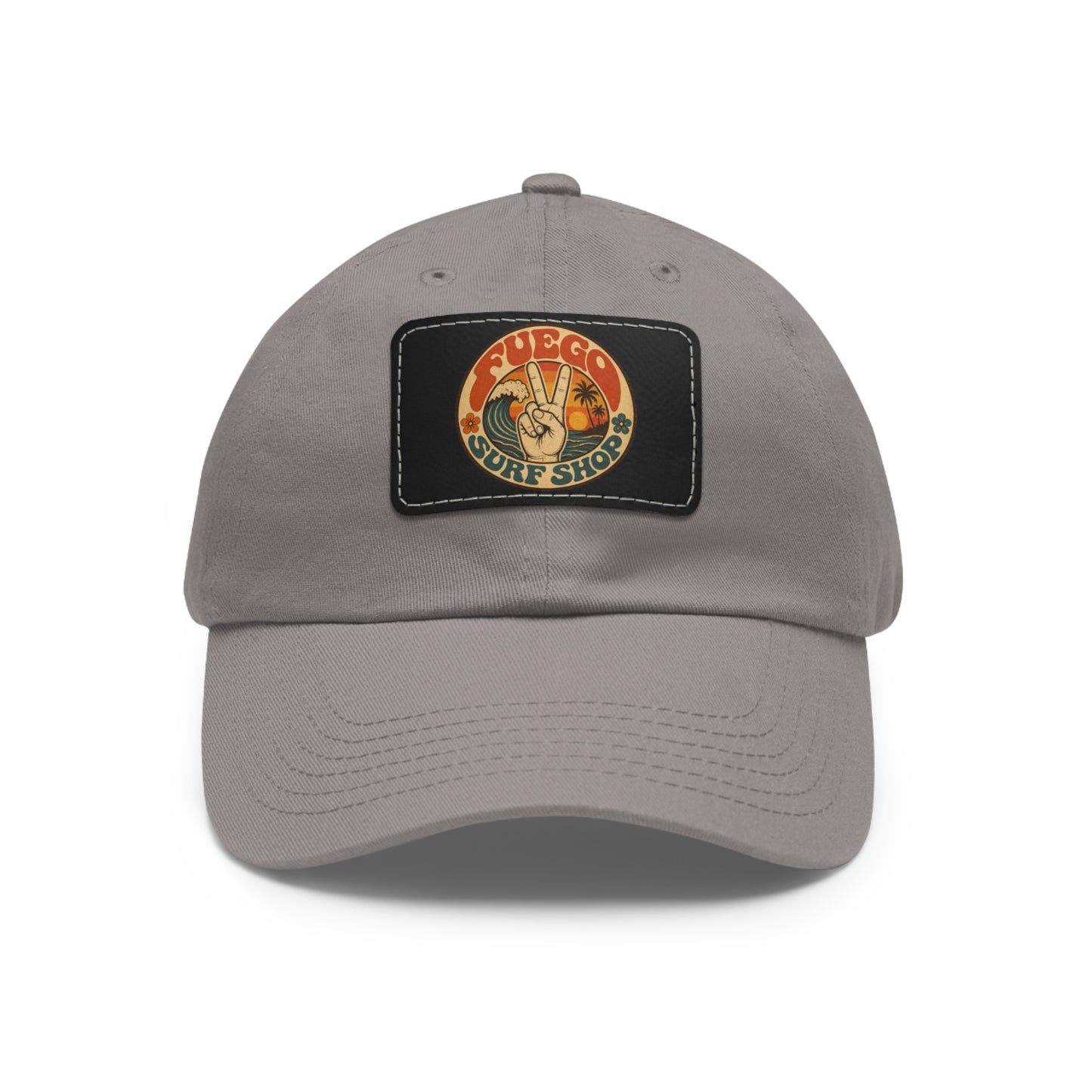 Vintage Surf Shop Leather Patch Hat