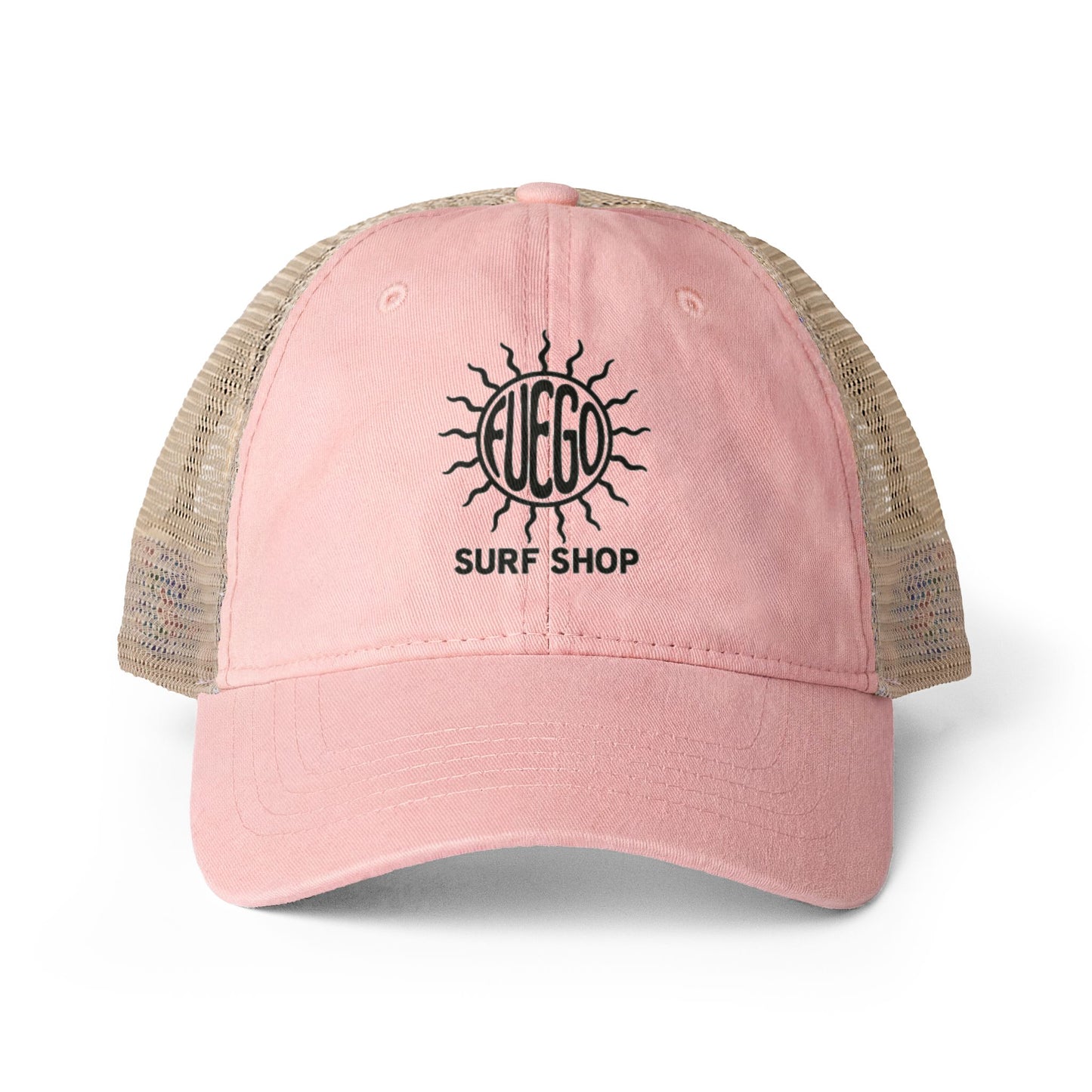 Washed Mesh-Back Cap