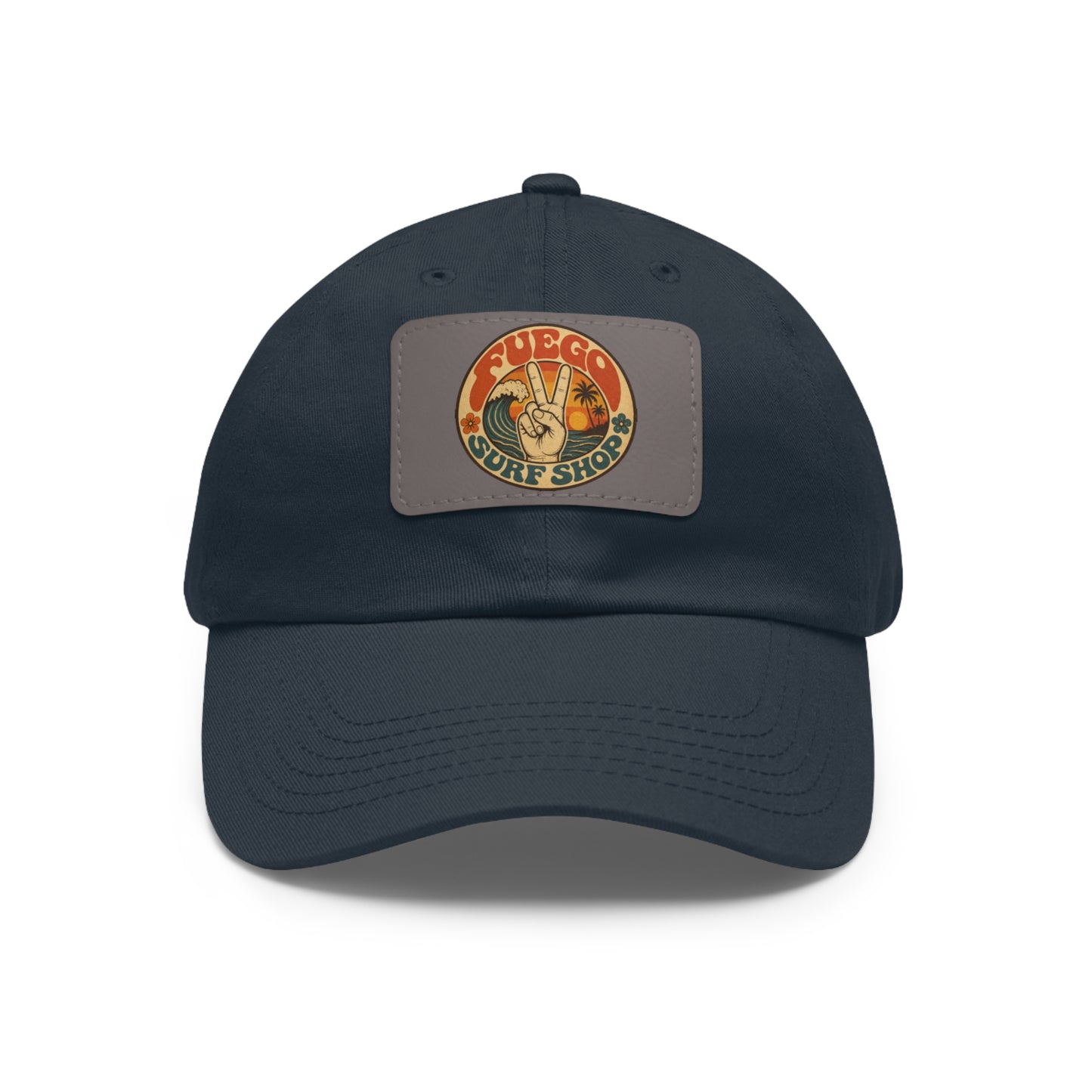 Vintage Surf Shop Leather Patch Hat