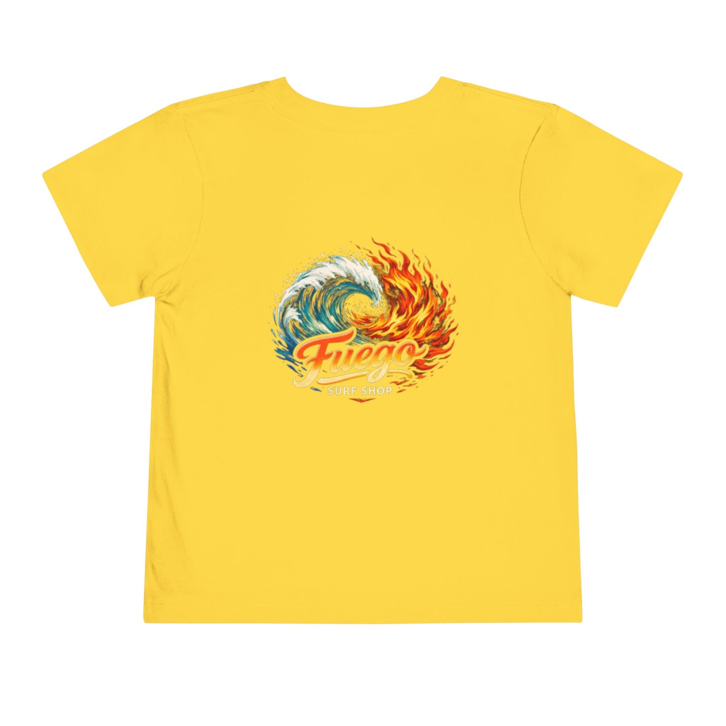 Toddler Tee — 'Fuego' Flame & Wave Shirt
