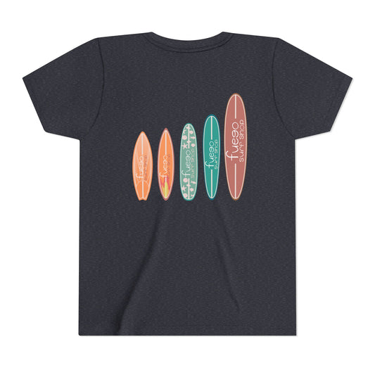 Youth Surfboard Lineup Tee
