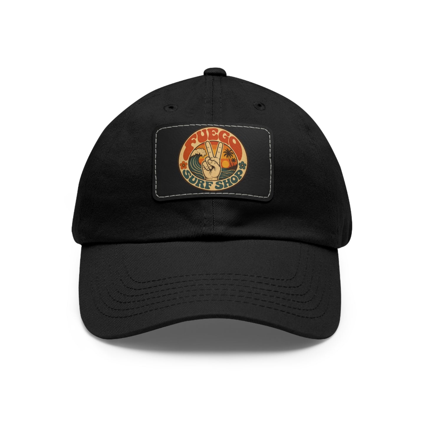Vintage Surf Shop Leather Patch Hat