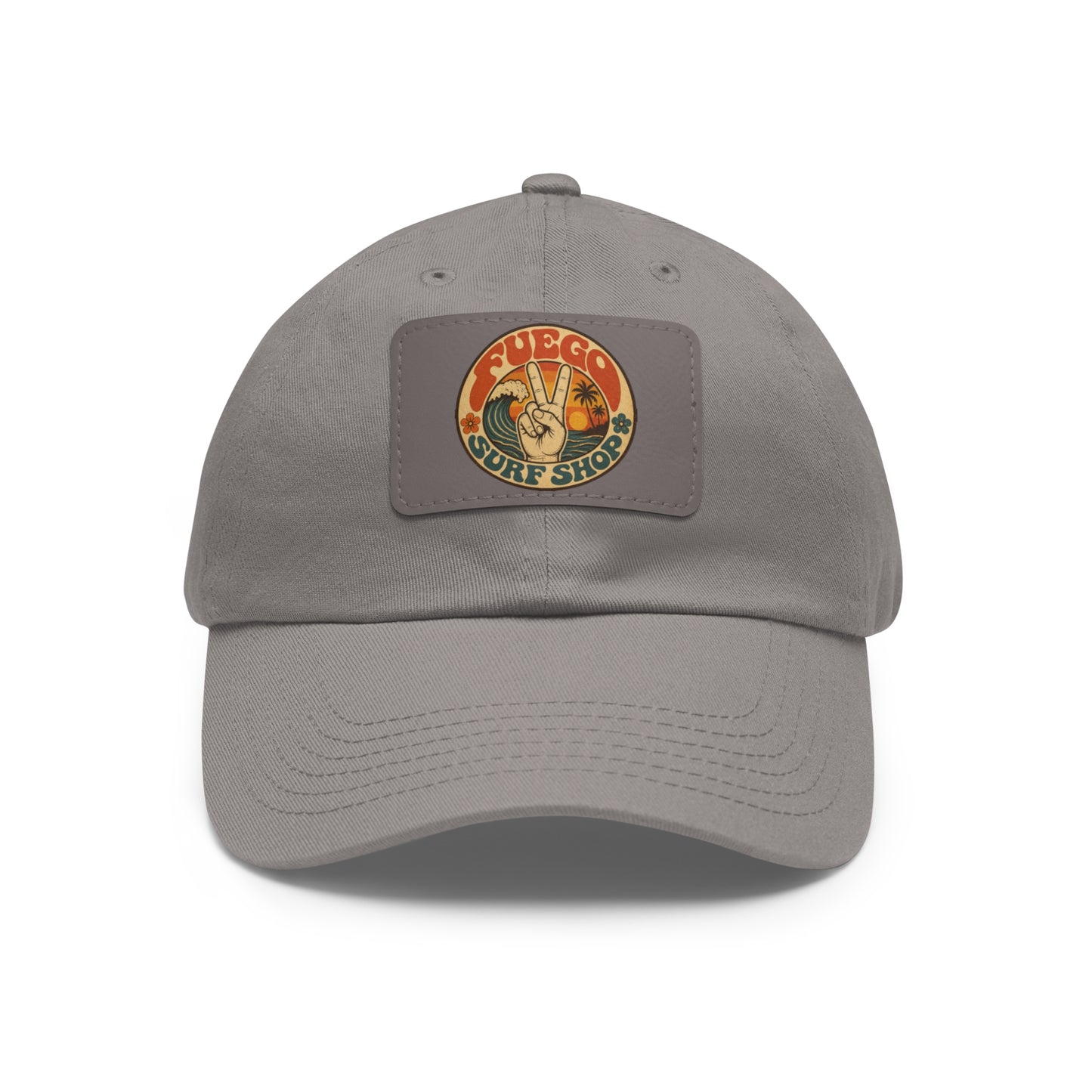 Vintage Surf Shop Leather Patch Hat