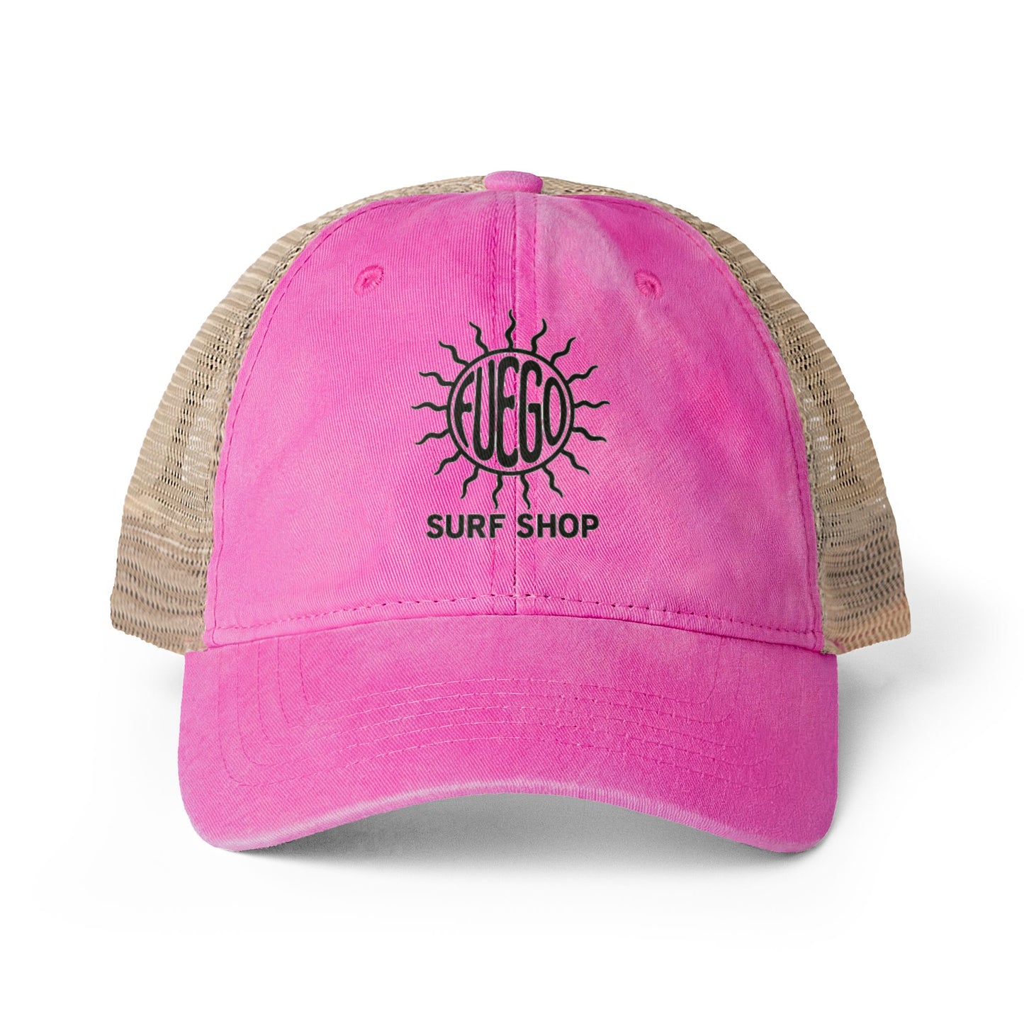 Washed Mesh-Back Cap