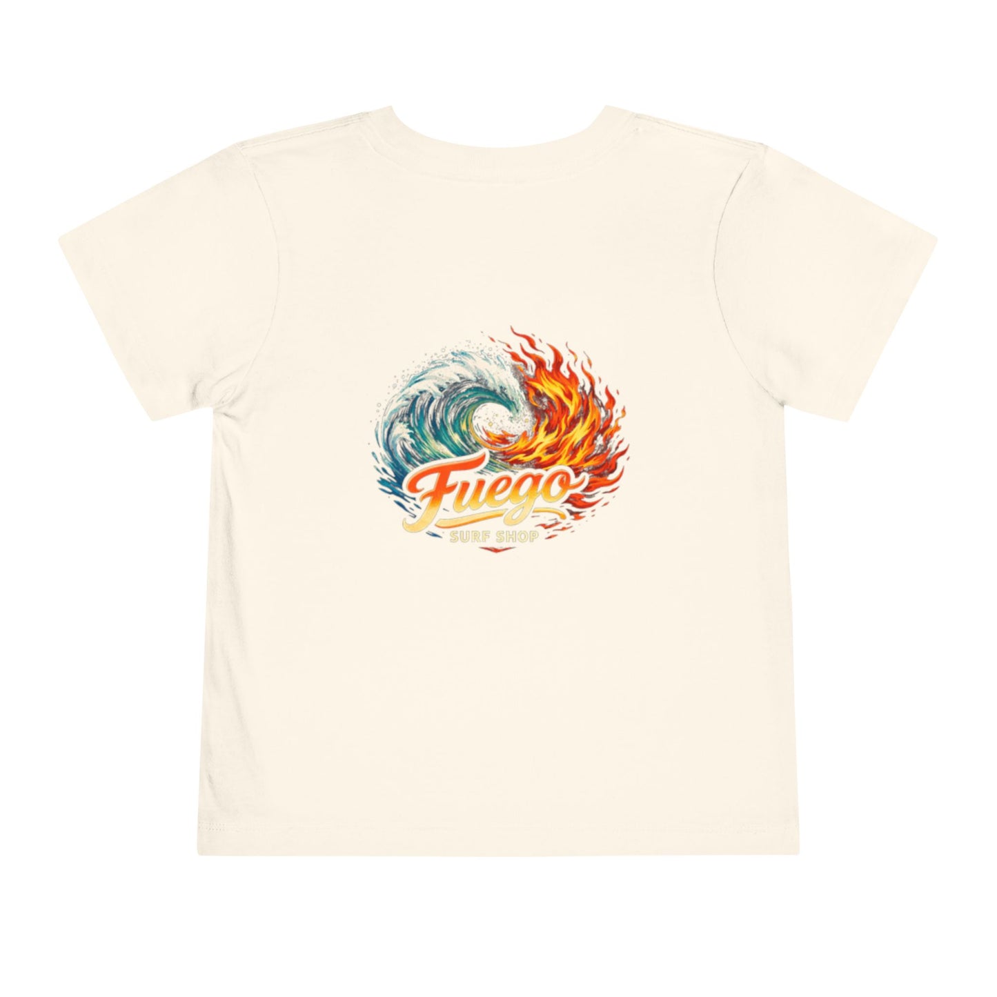 Toddler Tee — 'Fuego' Flame & Wave Shirt