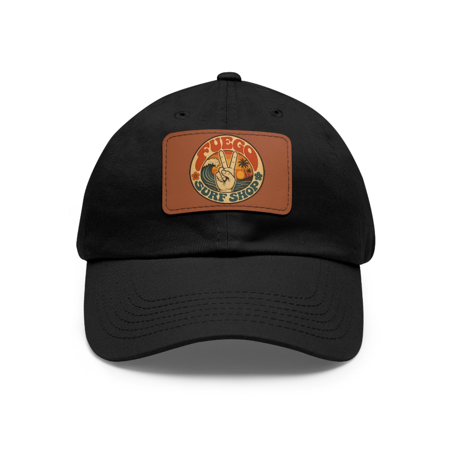 Vintage Surf Shop Leather Patch Hat