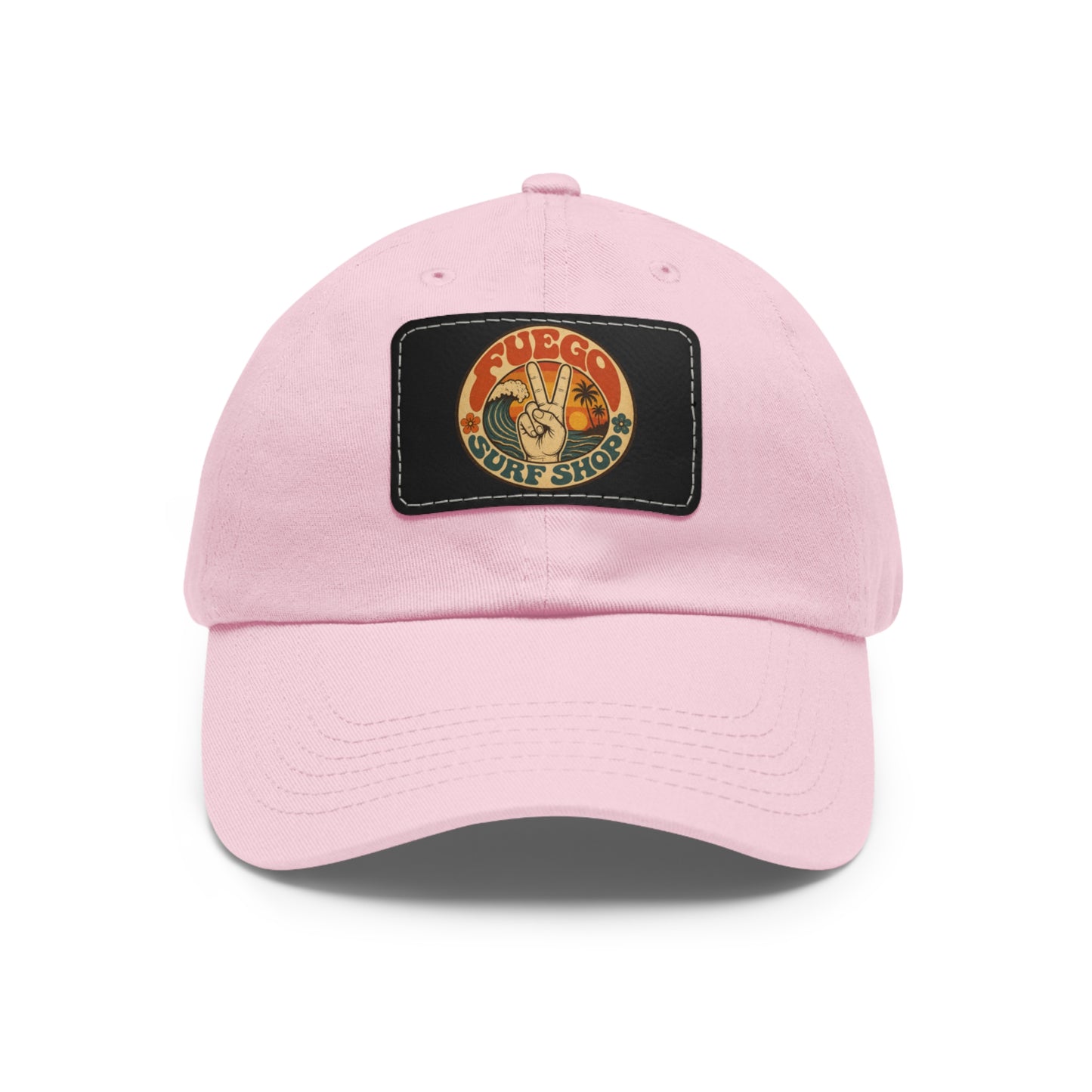 Vintage Surf Shop Leather Patch Hat