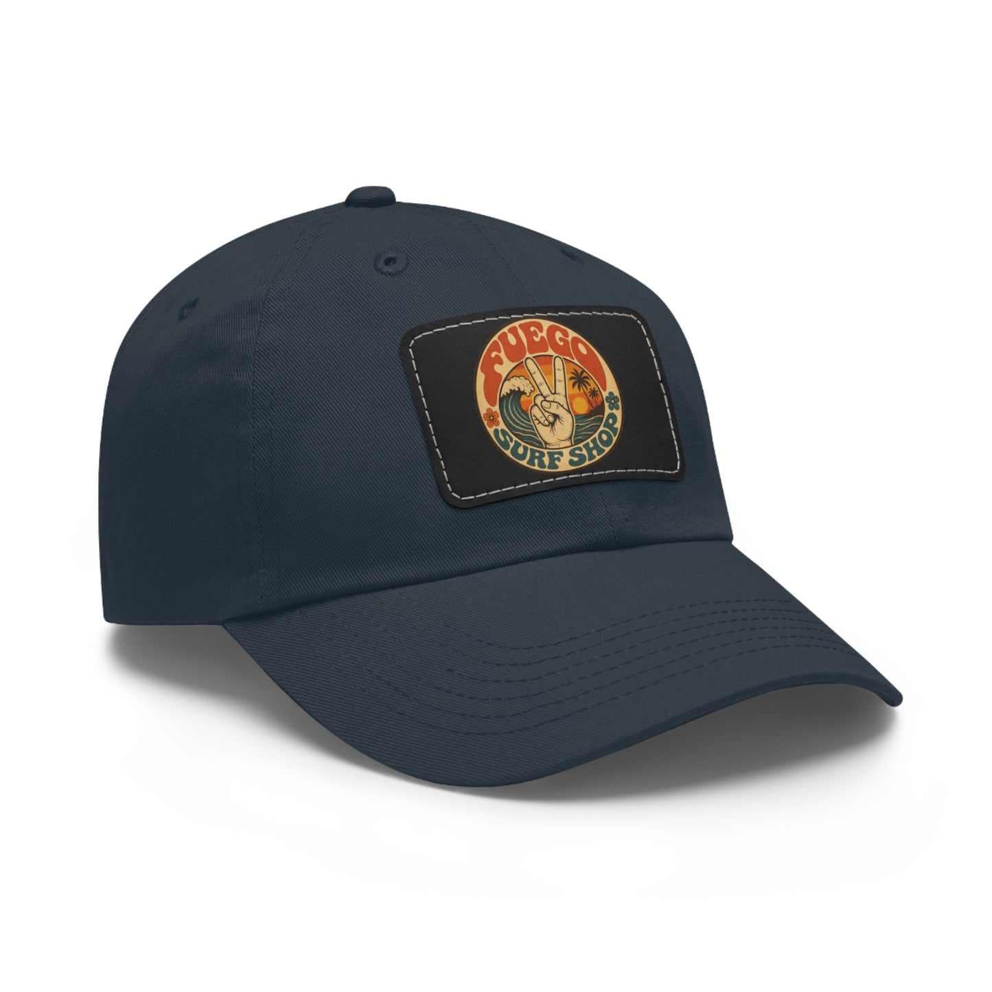 Vintage Surf Shop Leather Patch Hat