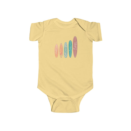 Surfboard Baby Onesie