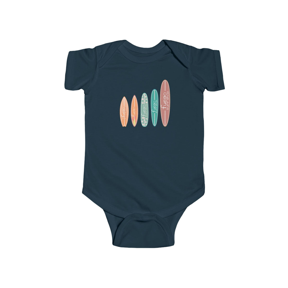 Surfboard Lineup Onesie