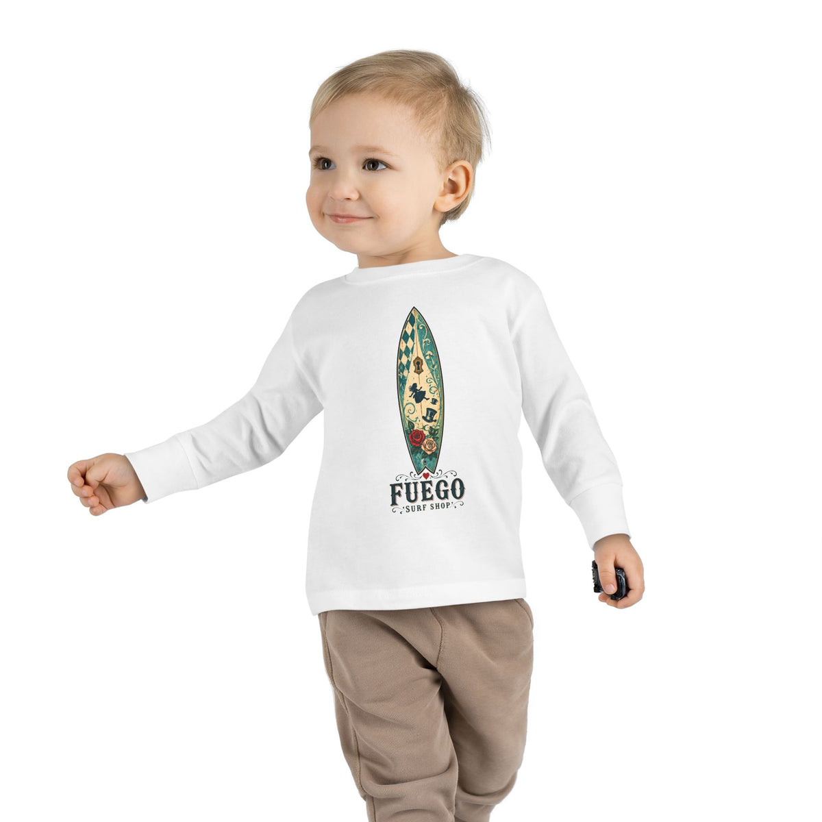 Wonderland Wipeout Toddler Long Sleeve Tee
