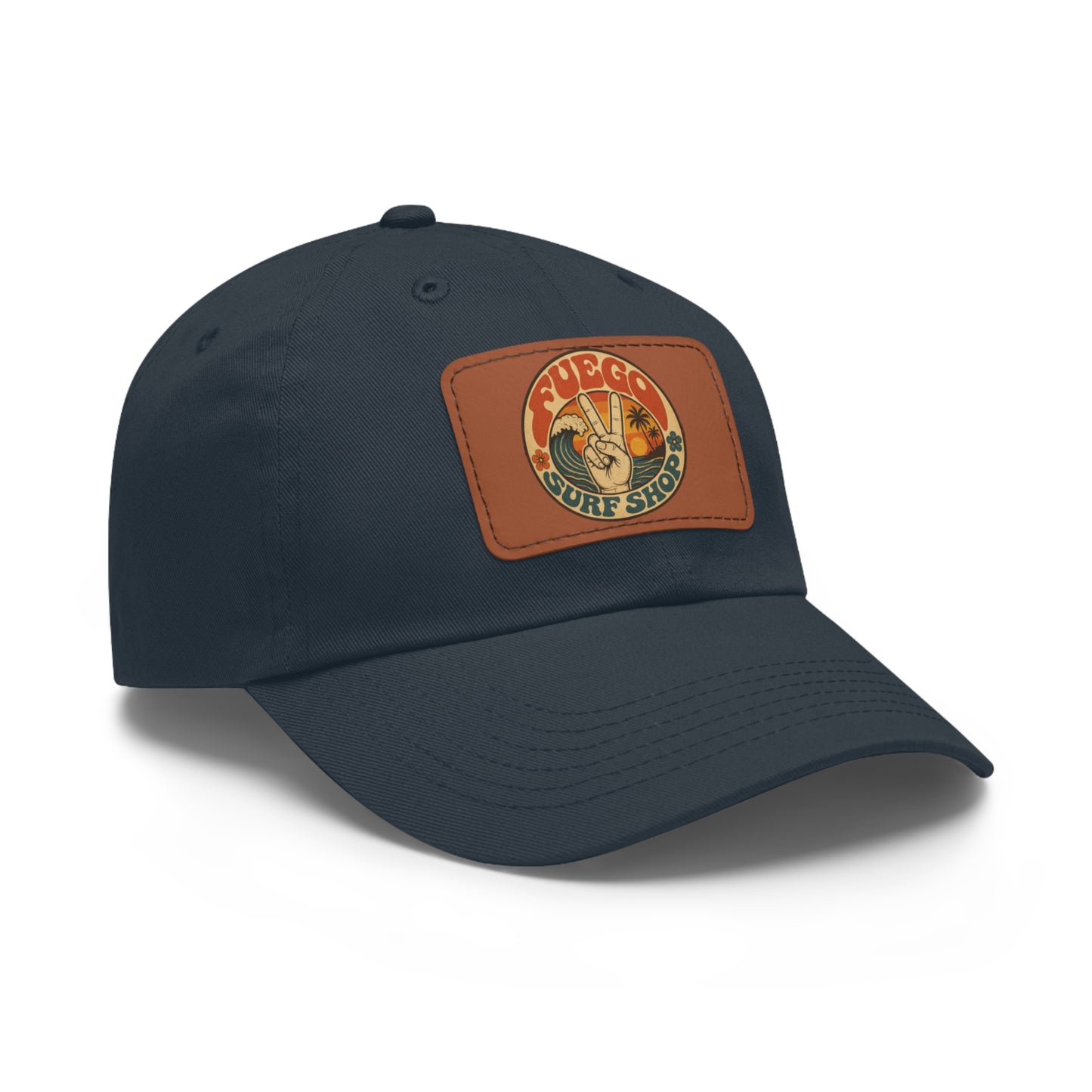 Vintage Surf Shop Leather Patch Hat
