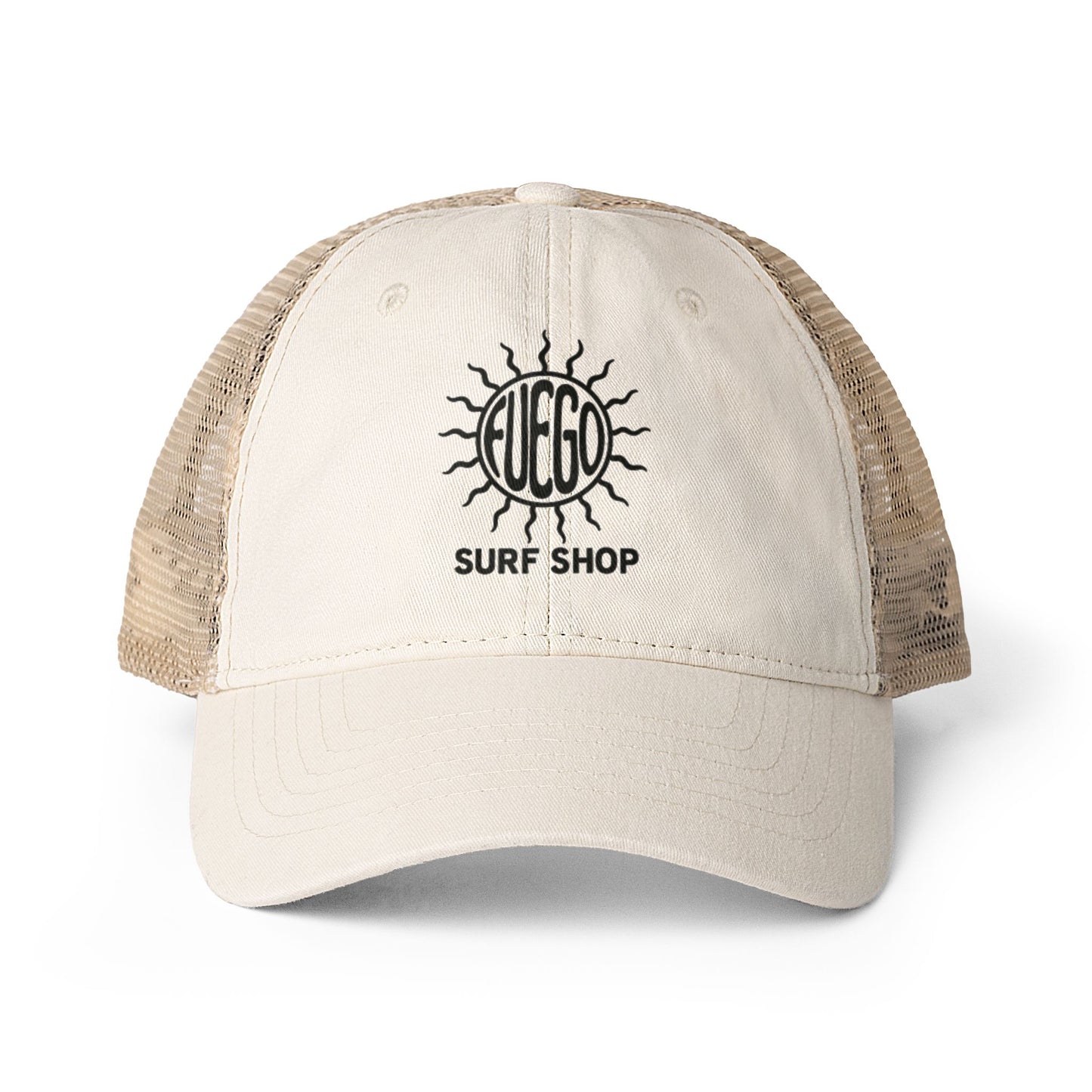Washed Mesh-Back Cap