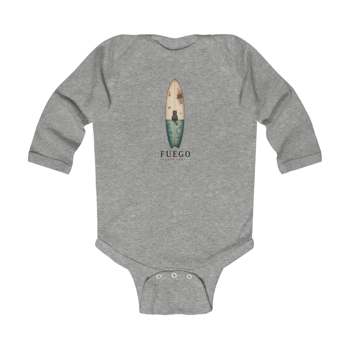 Coastal Curiosity Long Sleeve Onesie