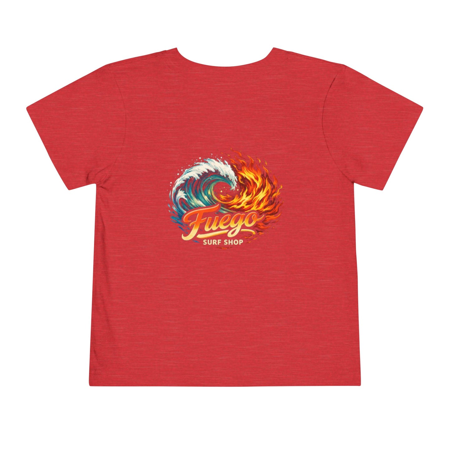 Toddler Tee — 'Fuego' Flame & Wave Shirt