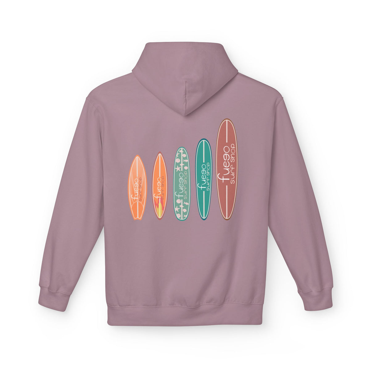 Fuego Surfboard Lineup Hoodie