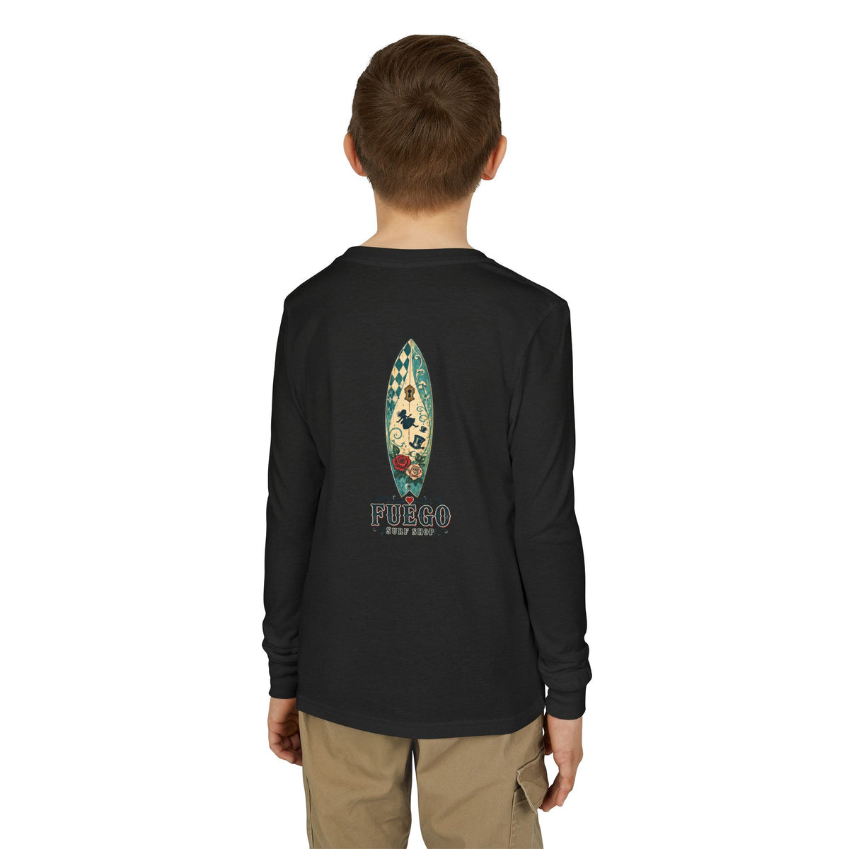 Wonderland Wipeout Youth Long Sleeve Jersey
