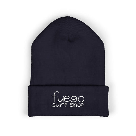 Embroidered Surf-Style Beanie