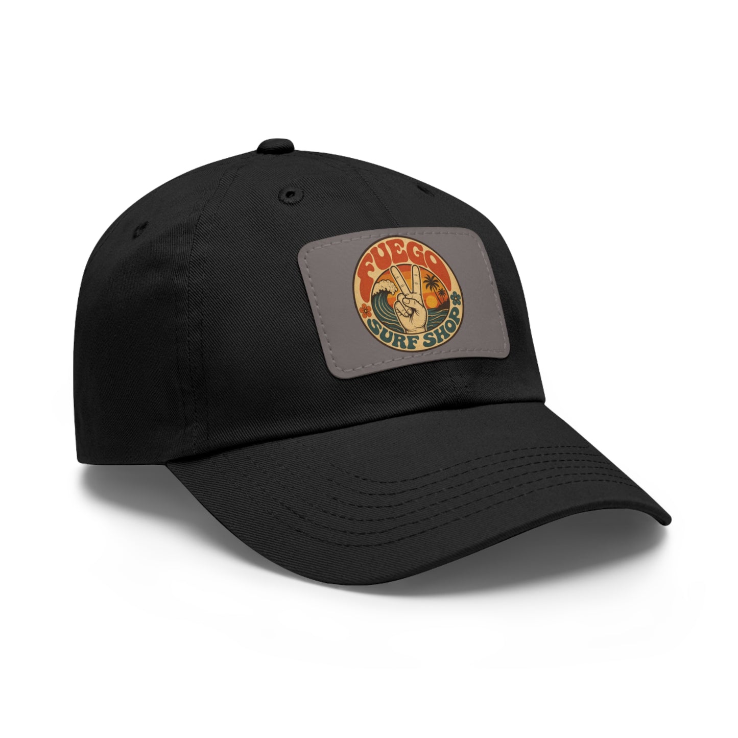 Vintage Surf Shop Leather Patch Hat