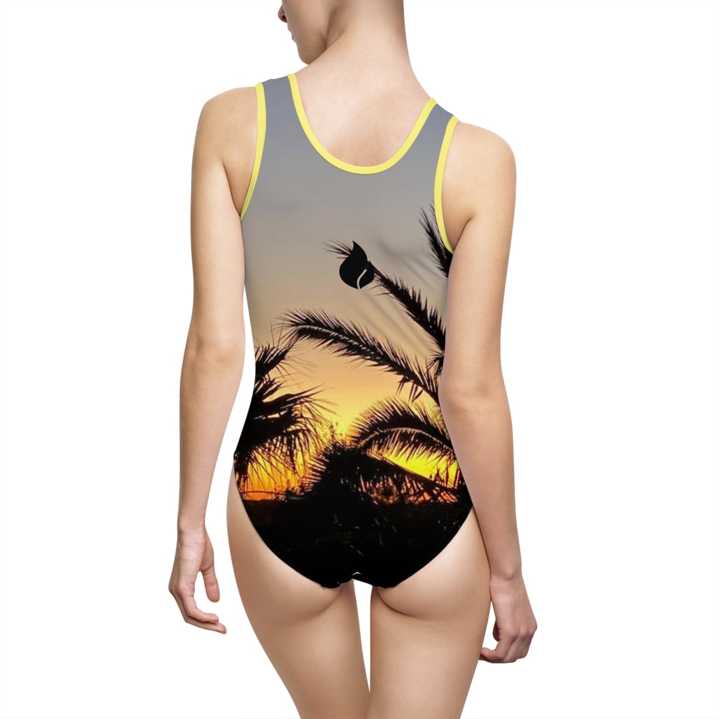 Sunset Palm One-Piece Swimsuit