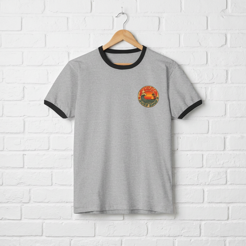 Last Light Retro Ringer Tee